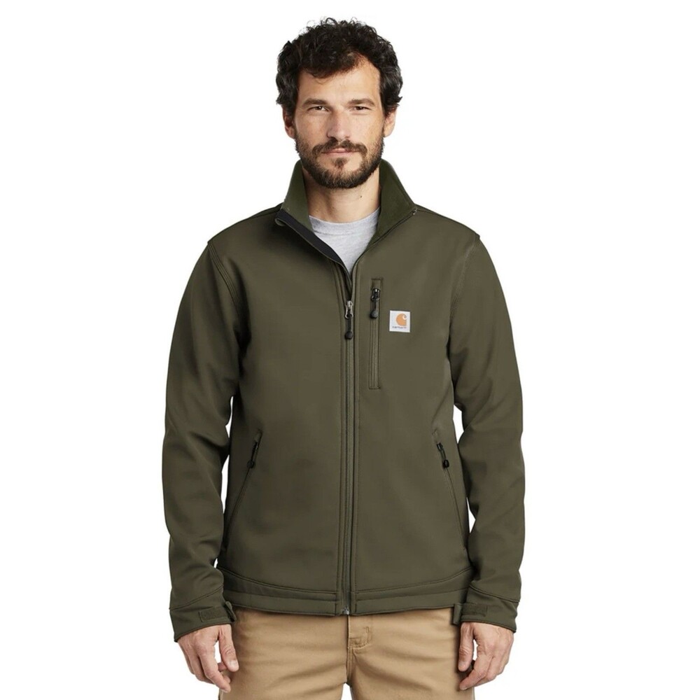 Carhartt Rain Defender Softshell Jacket Men's 3XL Moss Green Relaxed 0J2199-M